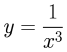 y = \dfrac{1}{x^3}